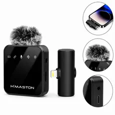Microfone Lapela Sem Fio Profissional Alta Sensibilidade H’Maston