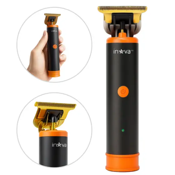 Aparador de Pelos Recarregável Portátil Potente Barba Corpo Original Inova