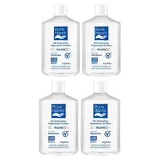 Kit 4 Álcool Em Gel Para Mãos Pure Hands Neutro 500ml