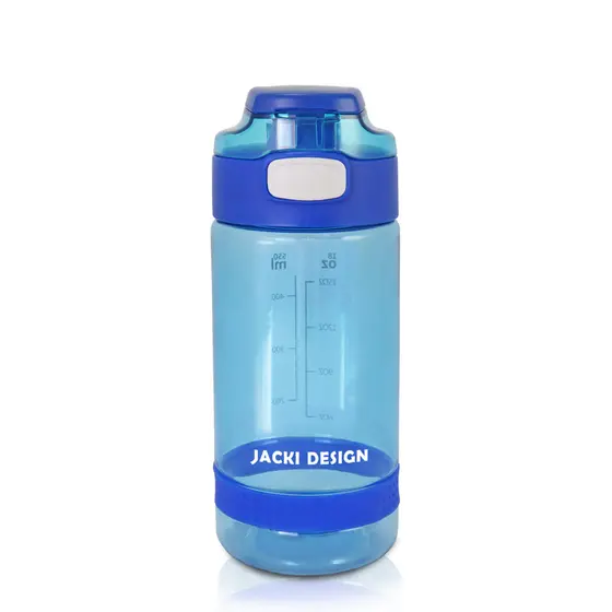 Garrafa Squeeze Com Alça 550ml Bico Trava Livre Bpa Jacki Design