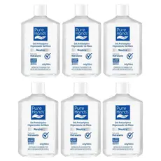Kit 6 Álcool Em Gel Para Mãos Pure Hands Neutro 500ml