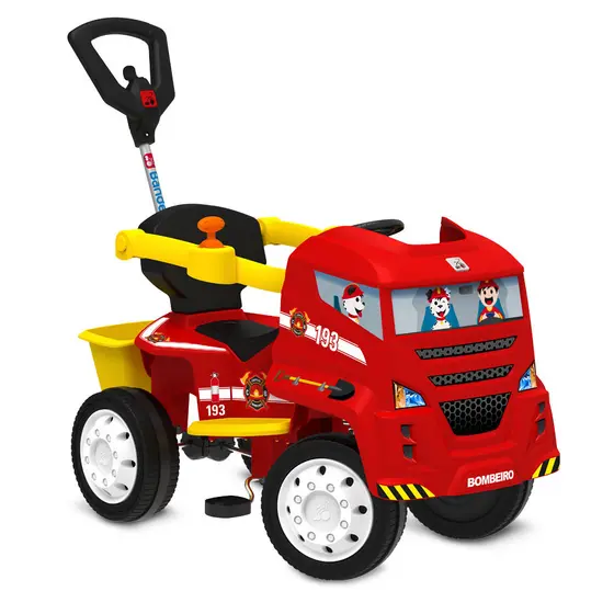Caminhão Infantil com Pedal Bombeiro Bandeirante