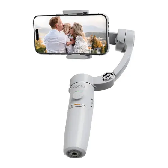 COIBEU Estabilizador De Vídeo Portátil Gimbal Dobrável De 3 Eixos VlogSelfie Stic Yuntai Rastreamento inteligente