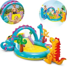Piscina Inflável Infantil Intex Playground Mundo dos Dinossauro 57135