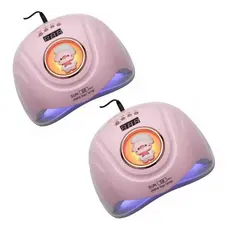 Cabines Sun S8 Pro 57 LEDs 268w OU 2 CABINES SUN X 36leds 54w Unha Gel Acrigel Secagem Rápida BIVOLT
