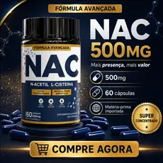 NAC N-Acetil L-Cisteína 500mg - Original