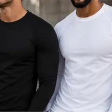 Camisa Térmica UV Masculina Manga Longa Dry Fit Proteção Solar Academia Corrida Conforto
