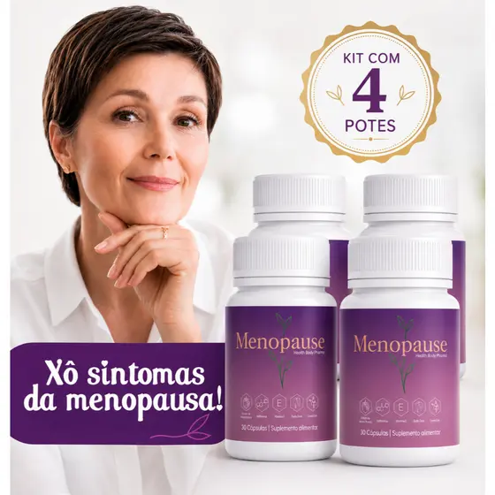 Kit Menopause Suplemento Alimentar Feminino Alivio dos Sintomas Da TPM e Menopausa Original