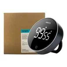 Timer Cronômetro Digital Multifuncional com Tela LED e Volume Ajustável