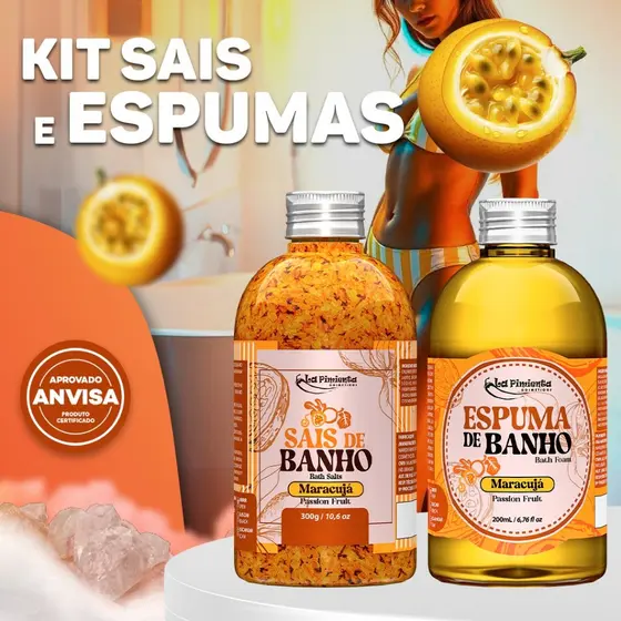MERGULHE EM UMA EXPERIÊNCIA SENSORIAL ÚNICA COM NOSSO KIT DE SAIS E ESPUMAS.