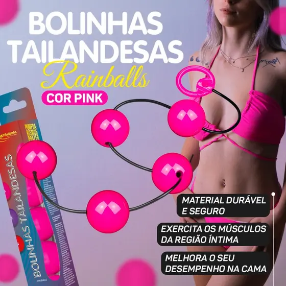 BOLINHA TAILANDESA PARA TREINO DO PRAZER - EXERCÍCIOS FEMININOS DE FORTALECIMENTO