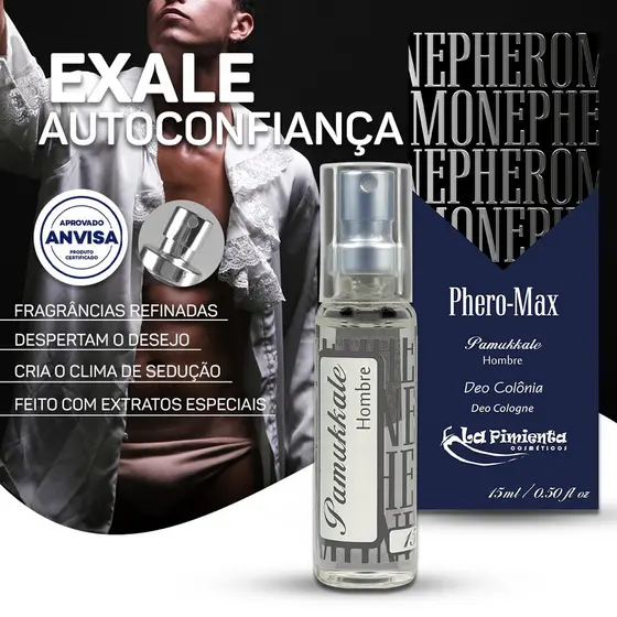 UMA FRAGRÂNCIA QUE DEIXA RASTROS POR ONDE PASSA - PERFUME AFRODISÍACO MASCULINO PAMUKKALE