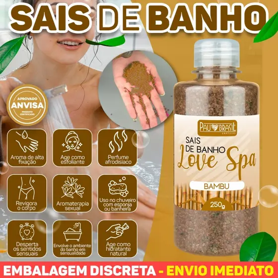 SINTA O PODER REVITALIZANTE DOS SAIS DE BANHO!