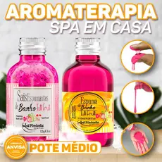 KIT SAIS E ESPUMAS DE BANHO PARA UM BANHO A DOIS BEM DELICIOSO E PROVOCANTE NO MOTEL