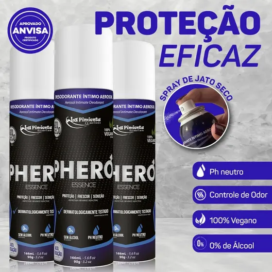 DESODORANTE ÍNTIMO PARA ELIMINAR O MAU CHEIRO NO PÊNIS - ESSENCE LA PIMIENTA