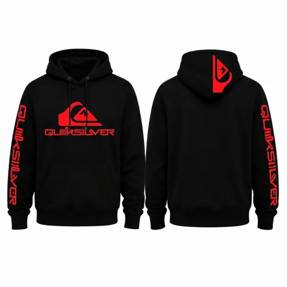 Moletom Canguru Quiksilver Skate Surf Surfing Rua Streetwear Algodão