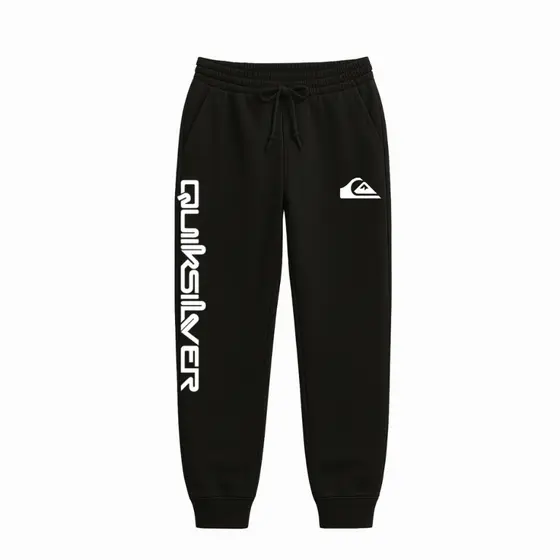 Calça Moletom Quiksilver Skate Surf Surfing Rua Streetwear Algodão 3 Cabos