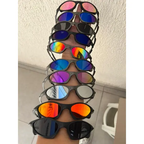 Óculos de sol de metal da moda para homens e mulheres