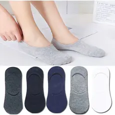 Kit 12 Pares Meia Sapatilha com Silicone Algodão Feminina 36 ao 40