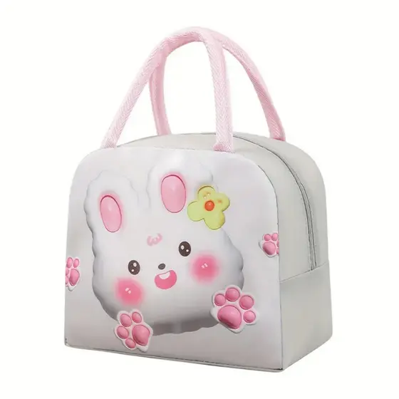 Bolsa Térmica Feminina Poliéster 3D Isolamento Térmico Bolsa Feminina e Bolsa Masculina termica
