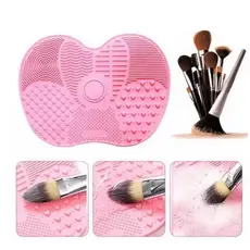 Tapete Para Limpeza De Pincéis Silicone / Pad de limpeza da escova para cuidar e limpar pincéis-INLIS ANA