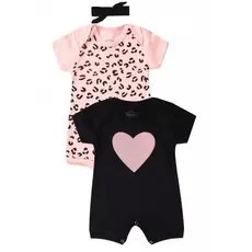 Kit Roupa Bebê Menina Rompers / Macacão Banho de Sol com Estampa Animal Print