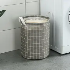 Cesto Organizador Multiuso Tecido Dobrável Roupa Brinquedos Lavanderia