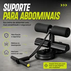 Suporte Fitness Para Abdominal Com Ventosa Compacto E Fácil De Instalar