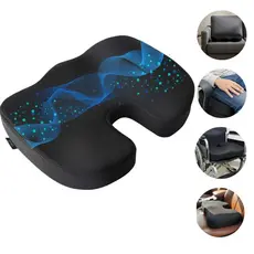 Almofada Ortopédica Espuma Cóccix Conforto Alívia Dor Anatômica Cadeira Gamer Escritório Lombar Macia Pós Parto Cirurgia