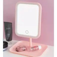 Espelho De Maquiagem Com Led Recarregável USB