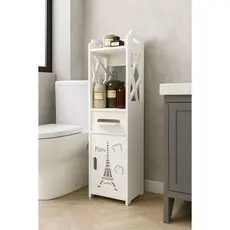 Gabinete Armário de armazenamento de Multiuso para banheiro Prateleira à prova d'água para banheiro quarto sala lavanda