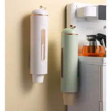 🌟Porta Copos De Parede Suporte Adeviso Organizador Dispenser De Luxo Sem Furos 2 cores
