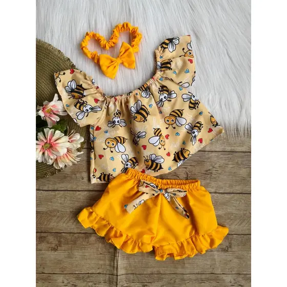 Conjunto Infantil Menina Roupa Infantil (2, 3 e 4 anos)