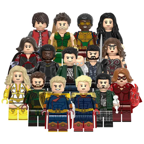 Novo Homelander Frenchi Billy Butcher Hughie Campbell Leite Da Mãe Ryan Kimiko Bloco De Brinquedos Presente