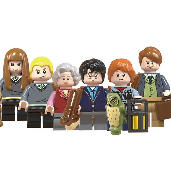 Harry Potter Carrinho Bruxa Hogwarts Professores Blocos De Construção Tijolos Brinquedos Para Crianças Presentes WM6046