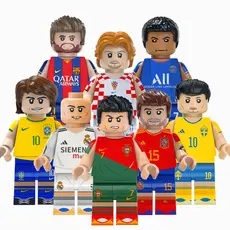 Famoso Jogador De Futebol Cristiano Ronaldo Kaka Idrahimovic Modric Ramos Mbappe Neymar Figuras Brinquedos