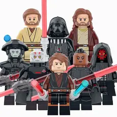 KT1059 Guerra Espacial Darth Maul Obi Wan Anakin Série De Filmes Blocos De Construção Brinquedos Educativos Para Criança