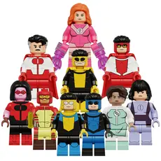 KDL857 Mark Greyson Eve Omni-man Invencível Rex Mason Blocos De Construção Figura Brinquedos Para Crianças