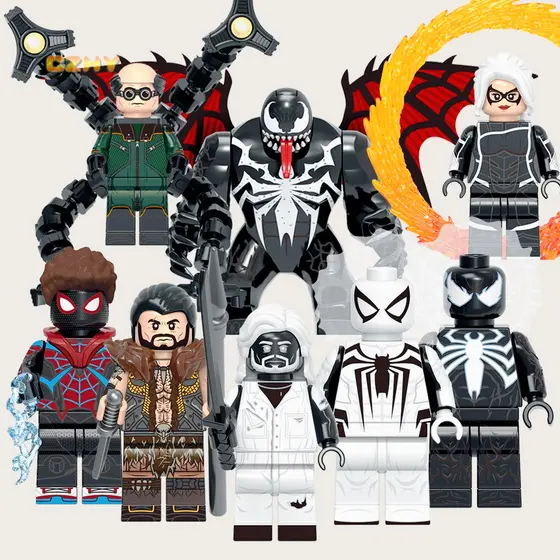 G0162 Anti Venom Doutor Polvo Senhor Negativo Evoluido Super Heróis Filme Bloco De Construção Figura Brinquedo
