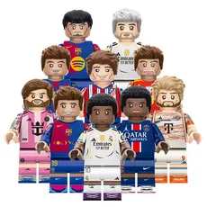 Super Star Jogador De Futebol Yamal Kane Alvarez Dembele Mbappe Valverde Blocos De Construção Figuras Brinquedos