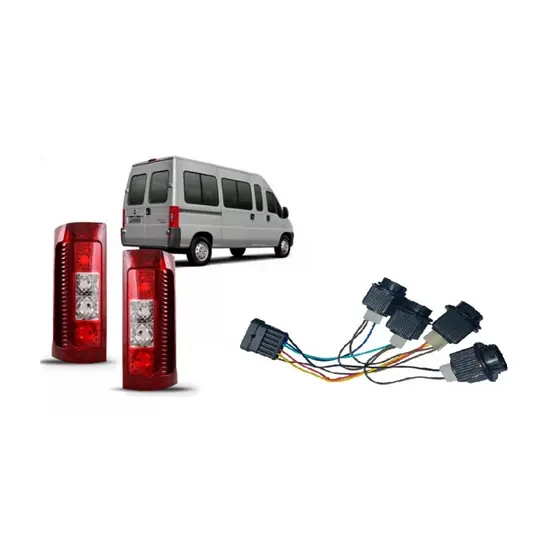 Chicote Lanterna Traseira Ducato Lado Esquerdo 6 Vias Macho Após 2003
