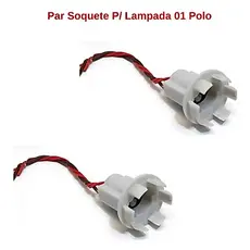 Par De Soquete Universal para Lampada 1 Polo Pisca/Seta/Ré Universal