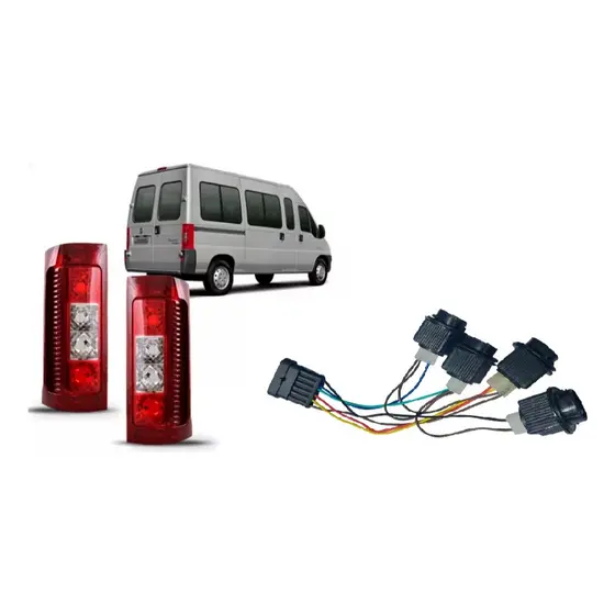 Chicote Completo Lanterna Traseira Fiat Ducato Lado Direito