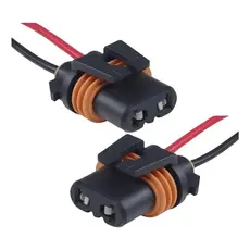 Par Chicote Plug Conector Farol Milha Soquete HB4 Lâmpada 9005 9006