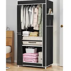 Guarda Roupa Dobrável Roupeiro Portátil Pequeno 56*44*146