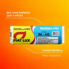 Saco de lixo branco banheiro e pia 5 litros pacote com 40 un anti odor