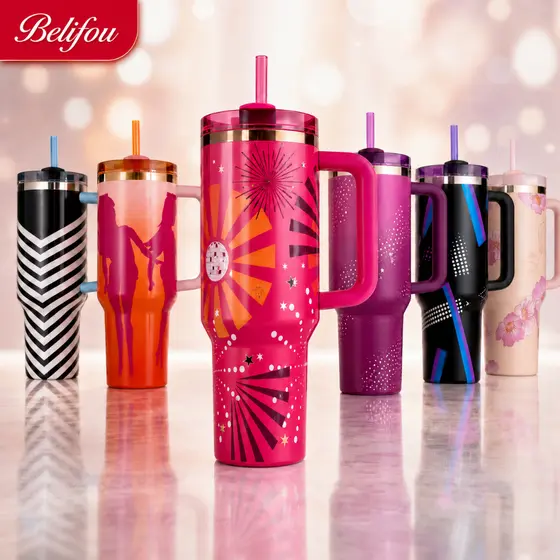 Belifou Garrafa Térmica Boneca Rosa 1200ml Inox, Tampa com Canudo, Personalizada para Menina