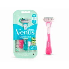 Gillette Venus Sensitive Aparelho de Depilação Feminina 2 Unidades – Pele Sensível, Depilação Suave