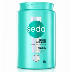Creme Para Pentear Seda Cachos Definidos 900g Antifrizz Hidratação e Definição