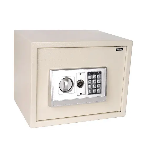Cofre Eletrônico de Aço 30cm Senha Digital e Chave SB30 Documentos Joias Dinheiro Escritório Casa